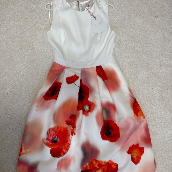 Ted Baker Playful Poppy Bow Skirt Dress – BNWT - Picture 3 of 5